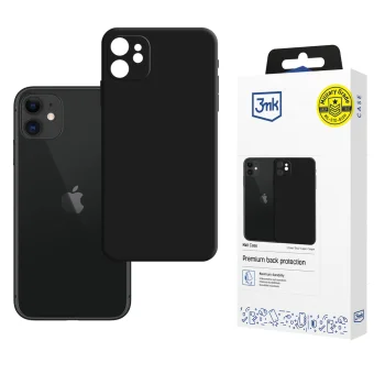 3Mk Protection Matt Case dėklas Apple iPhone 11, Juodas