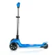 Trijų ratų vaikiškas paspirtukas Ricokids Jelly su LED, mėlynas