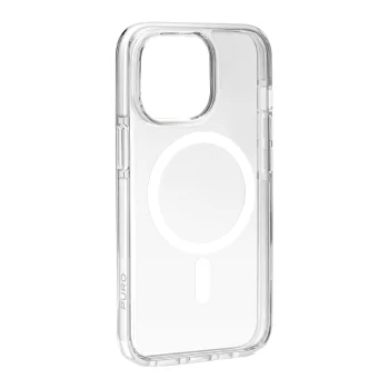 Dėklas Puro Lite Mag Pro telefonui iPhone 15 Pro Max su MagSafe, skaidrus