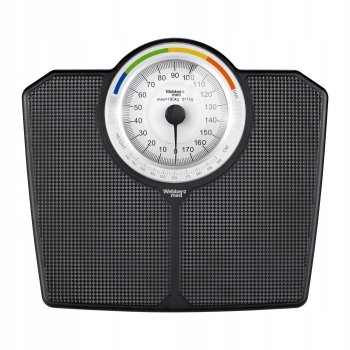 Mechaninės svarstyklės Eldom Webber 05DT605T su KMI funkcija, 180kg, juodos