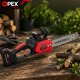 Akumuliatorinis grandininis pjūklas OPEX TOOLS OPX28014, 12\" 21V 3.0Ah, juodas/raudonas