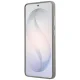 Karl Lagerfeld Saffiano Double Heads Metal dėklas Samsung Galaxy S26 Ultra, sidabrinis
