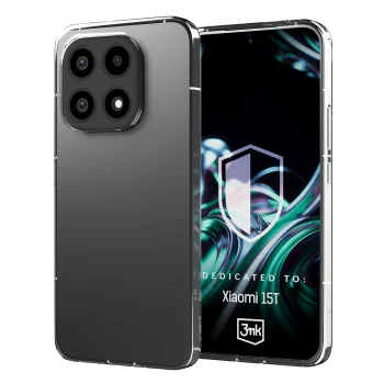 3mk Clear Case dėklas telefonui Xiaomi 15T 5G, skaidrus