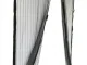 Magnetinis tinklelis nuo uodų durims 100x210 cm, juodas