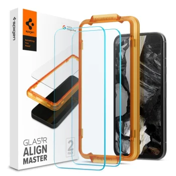 Spigen ALM Glas.tR apsauginis stiklas, skirtas Google Pixel 8A, 2 vnt.