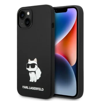 „Karl Lagerfeld“ Silicone Choupette MagSafe dėklas „iPhone 14 Plus“, juodas
