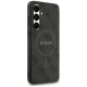 Guess 4G Ring Classic Logo MagSafe dėklas Samsung Galaxy S25 FE, juodas