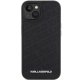 Karl Lagerfeld dėklas iPhone 15 telefonui HC Quilted K Pattern, juodas