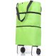 Foldable Shopping Bag on Wheels AG392, Green