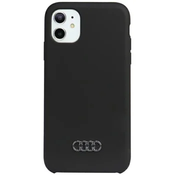 Audi silikoninis dėklas, skirtas iPhone 11 / XR, juodas