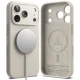 Ringke iPhone 17 Pro Max Case Silicone Magnetic MagSafe, Beige