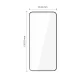 Apsauginis stiklas Tech-Protect Glass Fit+ Xiaomi Redmi Note 15 Pro 5G (2 vnt.), juodas