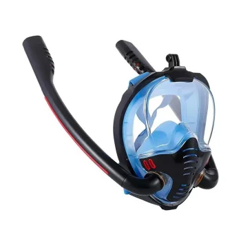 Full Face Snorkeling Mask with 2 Tubes L/XL