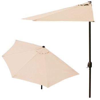 Pusinis skėtis nuo saulės MultiGarden 145010, 2.7m, smėlio spalvos