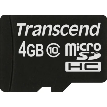 Atminties kortelė Transcend microSDHC 4GB Class 10 TS4GUSDC10