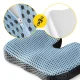 Orthopedic Memory Foam Seat Cushion for Tailbone Pain, Blue