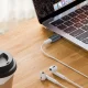 Tech-Protect UltraBoost USB-C į „Lightning“ garso adapteris - Pilkas