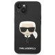 Karl Lagerfeld Silicone Karl\'s Head MagSafe dėklas iPhone 14/15 Plus, juodas