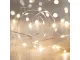 LED užuolaidos girlianda 300 LED 3x3 m, šilta balta