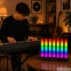 RGB LED stalo lempa Ekvalaizeris su pulteliu ir programėle (USB)