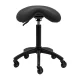 Hairdressing Saddle Stool Gabbiano D032 Black