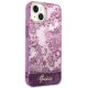Guess dėklas iPhone 14 Plus telefonui, Porcelain Collection, rožinis (Fuchsia)