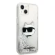 Karl Lagerfeld dėklas iPhone 14 Plus telefonui, Silver