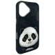 Nimmy Big Eyed Pet 2.0 Panda dėklas, skirtas iPhone 16, juodas