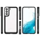 Dėklas Outer Space Case telefonui Samsung Galaxy S23+ su elastingu rėmeliu, juodas