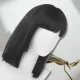 Short Black Bob Wig with Bangs for Costume Party, Carnival, Bachelorette