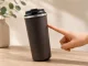 Termopuodelis su siurbtuku nuo apvertimo, 500 ml, rudas