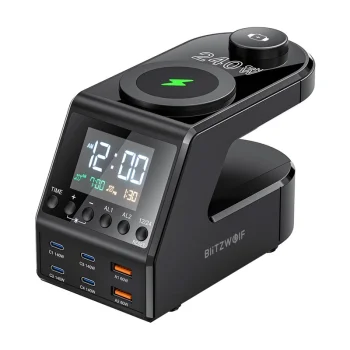 Alarm Clock Charging Station Blitzwolf BW-FW10 240W 6-Port