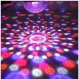 Besisukantis LED diskotekos rutulys su Bluetooth, MP3 ir USB, 18W
