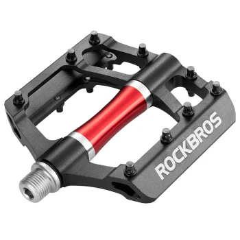 Rockbros 2020-12CBK aliumininiai dviračio pedalai, juodi