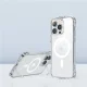 Dėklas iPhone 14 Plus Joyroom Magnetic Defender su stovu, skaidrus (MagSafe)
