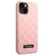 Karl Lagerfeld 3D Monogram dėklas Apple iPhone 14 Plus / 15 Plus, rožinis