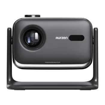 Aurzen Boom Mini vaizdo projektorius, juodas