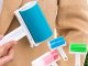 Gel lint roller for pet hair and dust removal