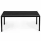 Sodo stalas Multigarden, 180x90 cm, 8 asmenims, juodas