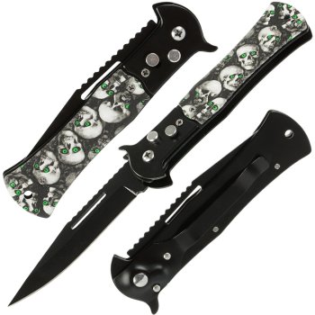 Tactical Folding Knife, Steel Blade, 20.5 cm