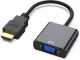 HDMI į VGA adapteris, 1080p, juodas