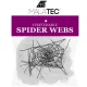 Malatec Artificial Spider Web with 2 Spiders, White