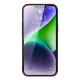 Dux Ducis Yolo iPhone 14 Plus dėklas iš dirbtinės odos, violetinis
