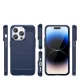 Dėklas „Carbon“, skirtas „iPhone 14 Pro Max“, mėlynas
