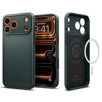 Spigen Thin Fit Mag Case for iPhone 17 Pro Green