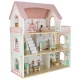 LULILO Peonio Wooden Dollhouse with LED Lighting, 70cm, Pink