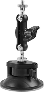 PULUZ Magic Arm vakuuminis siurbtuko laikiklis su 1/4" sriegiu, juodas