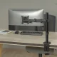 Stalinis monitoriaus laikiklis 17\"-32\" iki 9kg VESA, juodas