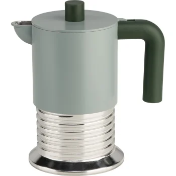 Geizerinis kavinukas Alessi Vite PM01/3 GR 15 cl 3 puodeliams, indukcijai, žalias