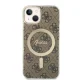 Dėklo ir įkroviklio rinkinys Guess GUBPP14MH4EACSW, skirtas iPhone 14 Plus, rudas
